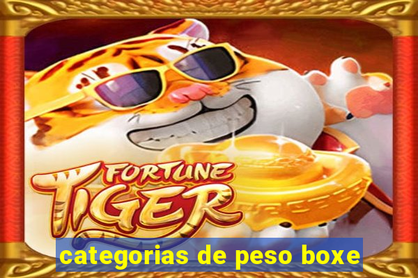 categorias de peso boxe